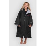 Dryrobe Advance Long Sleeve Kids 5-9 Surf poncho black grey | Shoptok.si