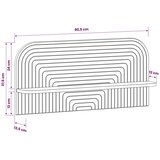  Zidna polica 2 kom. Bijela 80 5 x 13 5 x 37 5 cm Prerađeno drvo - Bijela 80 5 cm | shoptok.hr