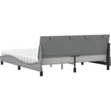  Krevet s madracem Hanko svjetlosivi 180x200 cm od tkanine | shoptok.hr