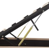  Hidraulični okvir za krevet od umjetne kože boja kave 100x200 cm | shoptok.hr