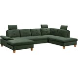 MID.YOU SEDEŽNA GARNITURA, rebrasti žamet temno zelena | Shoptok.si