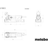 Metabo LF 850 S Elektricna bravarska glodala | shoptok.hr