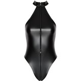 Noir Handmade - bodi s remenom oko vrata od sjajnog materijala (crni) - XL Cijene
