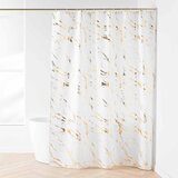 Douceur d intérieur Zavesa za tuš 180x200 cm Aquamarbre – u