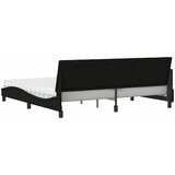  Krevet s madracem Hanko crni 200x200 cm od tkanine | shoptok.hr