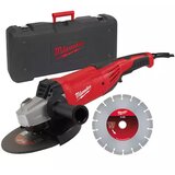  Milwaukee dijamantska ugaona brusilica + dijamantski set 2200 W AG 22-230 E 4933440300 Cene