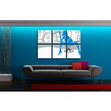  Ručno slikane slike na platnu pop art blue woman (umetnicke) Cene