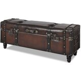 vidaXL 3-dijelni set s klupom za pohranu smeđi | shoptok.hr