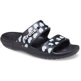 Crocs classic heart print sandal, ženske papuče, crna 207680 | ePonuda.com
