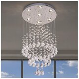  LED Kristalno stropno svetlo NAURU LED/24W/230V prečnik 40 cm sjajni hrom + daljinski upravljač Cene