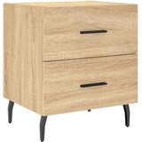  Noćni ormarići 2 kom boja hrasta 40x35x47 5cm konstruirano drvo | shoptok.hr