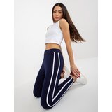 RUE PARIS Sweatpants-LO-DR-LK-238.22X-navy blue | shoptok.hr