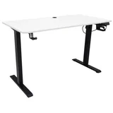 KX2640 električni nastavljiv delovni stol 120 × 60 cm – bela