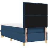  s opruga kutije s uzglavljem Plava 200 x 90 cm tkanina | shoptok.hr