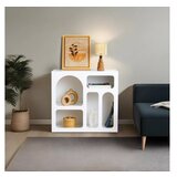 Hanah home Bela večnivojska polica 80 cm Lorin – | Shoptok.si