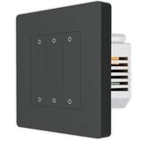 Moes® SMART ZIGBEE PREKIDAC EU SA 3 PREKIDACA SIVI ZS-SR-EU3-GY-MS | Eponuda.com