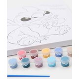 Sinsay Set za slikanje s platnom, kistom i bojama 10 pack Stitch | shoptok.hr