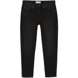 Bershka Kavbojke črn denim | Shoptok.si