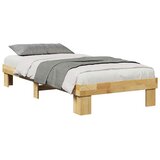  Okvir kreveta bez madraca 75x190 cm puno drvo hrast | Eponuda.com