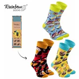 Kesi PARTY BOX Socks Set 3 Pairs of Rainbow Socks
