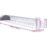Vanjski kokošinjac 3 x 24 x 2 m od pocinčanog čelika | shoptok.hr