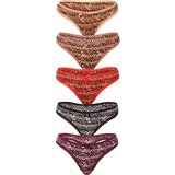 Fine Woman 5PACK women's thongs multicolor Cijene