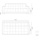 Cosmopolitan Design Zelena sklopiva/s prostorom za odlaganje sofa od bouclé tkanine 222 cm Bali – | shoptok.hr