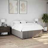 Maison Chic Posteljni okvir - Dvoposteljna postelja - Zakonska postelja brez vzmetnice taupe 140x200 cm blago-J12648, (21770989) | Shoptok.si