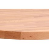 vidaXL Stolna ploča Ø 60 x 2 5 cm okrugla od masivne bukovine | shoptok.hr