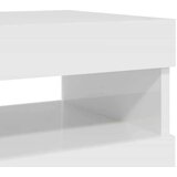 vidaXL TV omarica z LED lučkami 2 kosa visok sijaj bela 60x35x40 cm | Shoptok.si