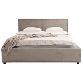 MID.YOU OBLAZINJENA POSTELJA 180 cm x 200 cm , les, tekstil, leseni material svetlo rjava | Shoptok.si