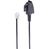Shiverpeaks dsl priključni kabel [1x moški konektor tae-f - 1x RJ11 vtič 6p2c] 6 m črna, (20411157) Cene