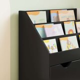  Polica za knjige za djecu s ladicama Crna 60 x 29 5 x 69 cm | shoptok.hr