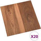  Samoljepljive podne obloge 20 kom PVC 1 86 m² smeđe | shoptok.hr