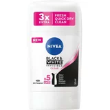 Nivea Black & White Invisible Clear 48h v stiku antiperspirant 50 ml za ženske