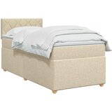  Boxspring krevet s madracem Krem 80 x 200 cm Tkanina | shoptok.hr