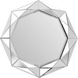 Kayoom STENSKO OGLEDALO, 80/80/5 cm kovina, steklo, leseni material Cene