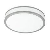 Eglo palermo 2 plafonjera/1, led, 24w, 2600lm, prom 410,krom/bijela | shoptok.hr