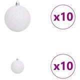 vidaXL Umjetno božićno drvce s stalakom Zelena 210 cm PE i PVC | shoptok.hr