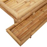  Polica na zidu s policom Zidne Smeđa 39 x 26 x 60 cm bambus | shoptok.hr