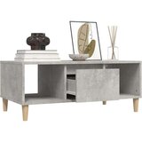 Klubska mizica betonsko siva 90x50x36,5 cm inženirski les, (20714163) | Shoptok.si