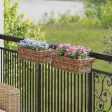  Viseća Košara za Saksije s pohranom 2 pcs Smeđa 48 x 22 x 15 cm | shoptok.hr