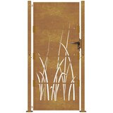  Vrtna vrata 100x200 cm Corten čelik dizajn trave | shoptok.hr