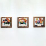 Wallity slika UKZM065, 3 dela, 16 x 16 x 2 cm Cene