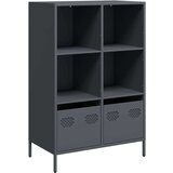 vidaXL Visoka omara antracit 68x39x103,5 cm jeklo | Shoptok.si