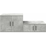 Ormarić za pohranu 2 pcs Betonski sivi 118 x 41 x 40 cm | shoptok.hr
