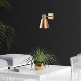 Opviq lights Stenska svetilka v zlati barvi ø 14 cm Funnel – | Shoptok.si