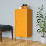 vidaXL Omara za shranjevanje gorčično rumena 42,5x35x101,5 cm jeklo Cene