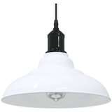 vidaXL Visilica podesiva po visini E27 sjajno bijela Ø 31 cm metal | shoptok.hr
