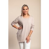 Fenzy Tunika Dugih Rukava, Bež | shoptok.hr